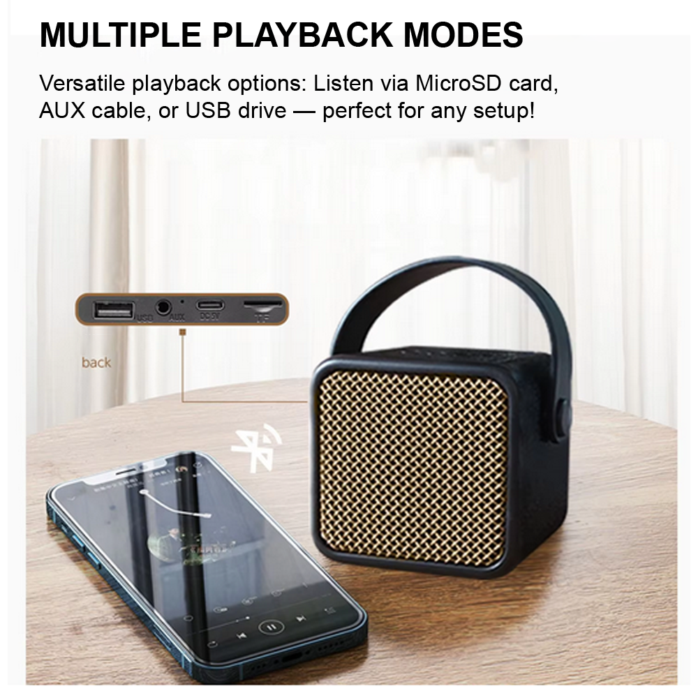Alpha & Delta Muse Bluetooth Speaker Black
