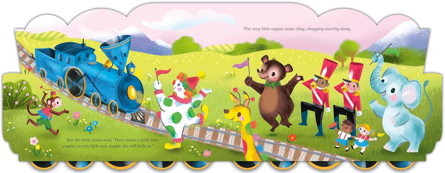 Little Engine That Could (book W Wheels) (Board Book)