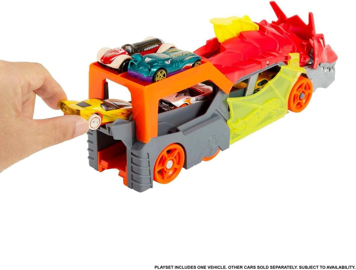 MATTEL HOT WHEELS DRAGON LAUNCH TRANSPORTER