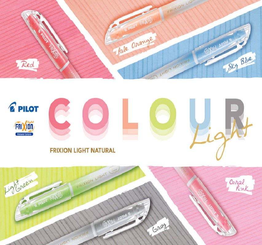 PILOT FRIXION LIGHT ERASABLE HIGHLIGHTER NATURAL RED