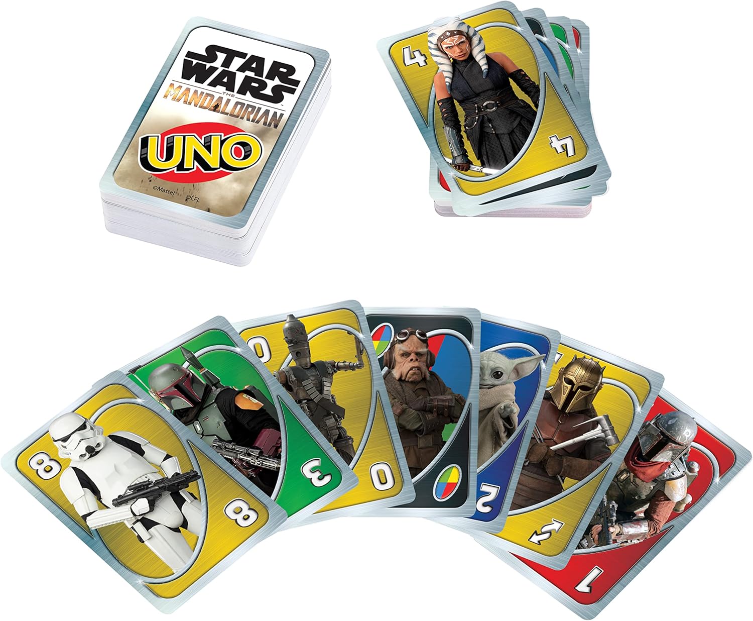 MATTEL UNO STAR WARS THE MANDALORIAN