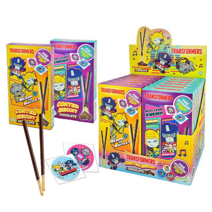 Transformers Coated Biscuits Choc 36g