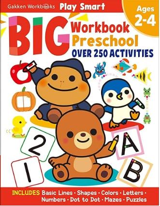 Playsmart Big Workbook Preschool Ages 2-4