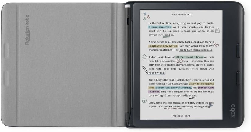 Kobo Libra Colour SleepCover Case - Black