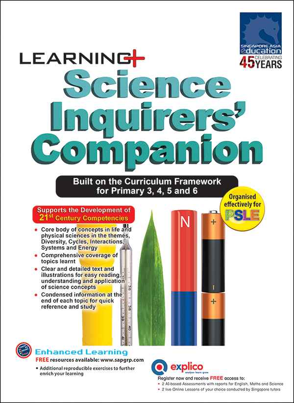 PSLE LEARNING+ Science Inquirers’ Companion – Popular Book Company Pte Ltd