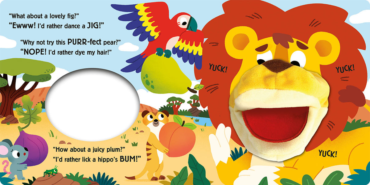 Hand Puppet Pals - Have You Ever Met a Fussy Lion? (Board Book)