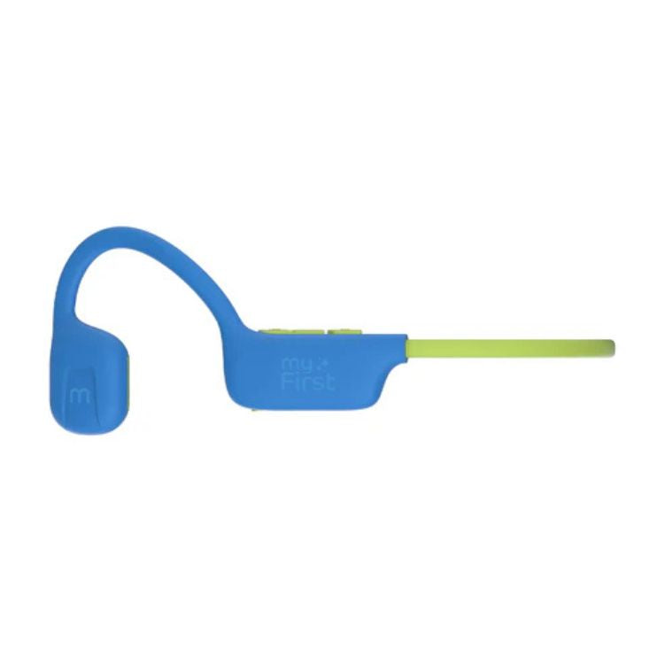 myFirst Headphones Airwaves - Air Conduction Wireless Bluetooth Headphones for Kids - Blue