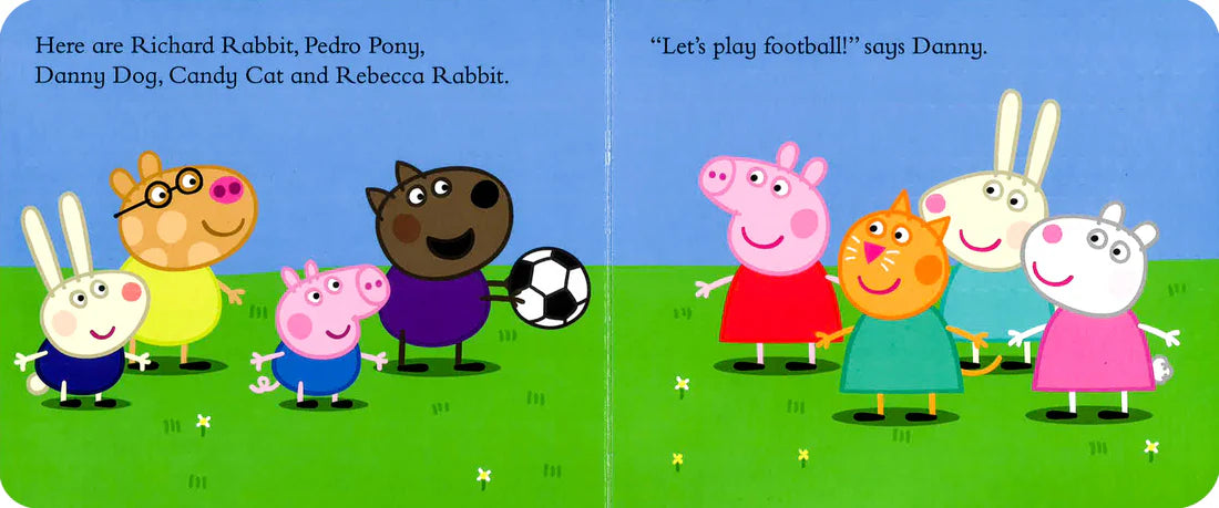 Peppa Plays Football (Boardbook)