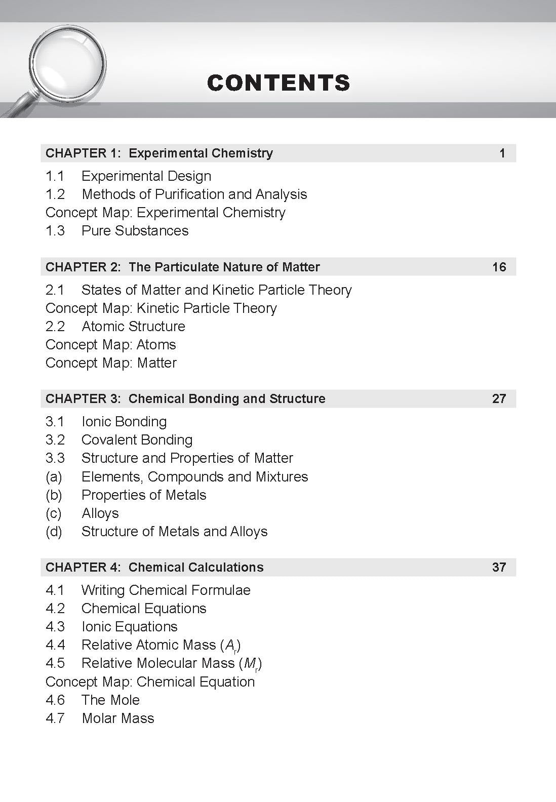 Conquer Quick Exam Notes G2 / N(A) Level Science (Chemistry)