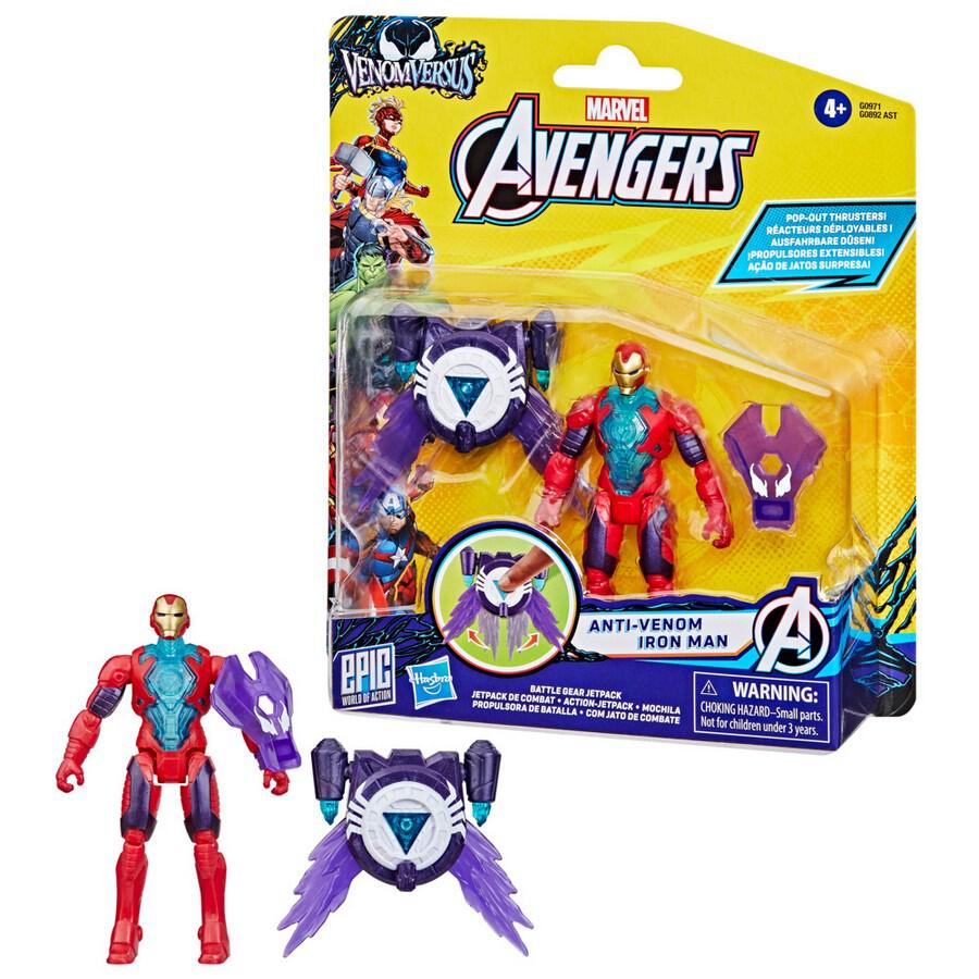 HASBRO MARVEL AVENGERS 4INCH FIG SUPER GEAR ASSORTMENT