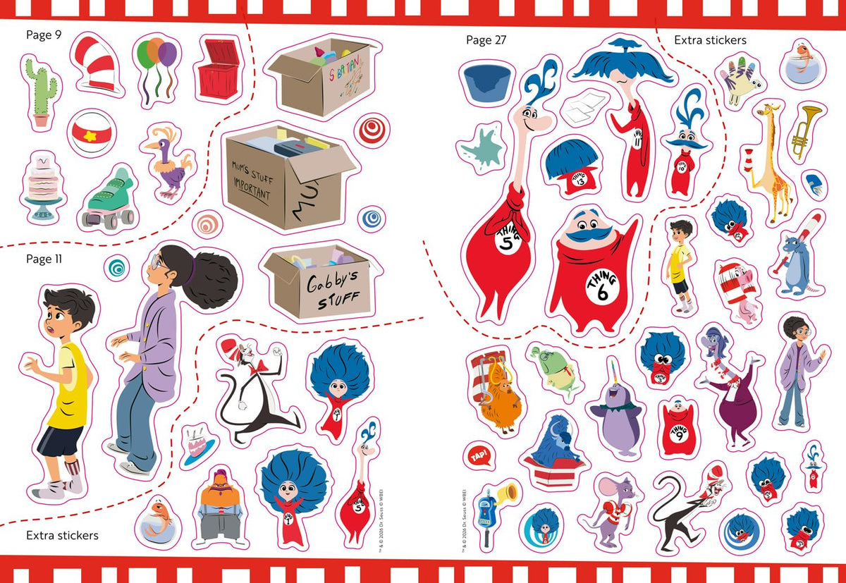 The Cat in the Hat: Movie Sticker Activity Book (Paperback)