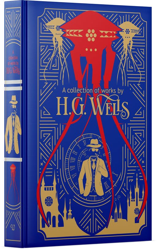A Collection Of Works By H. G. Wells (Leather Bound)