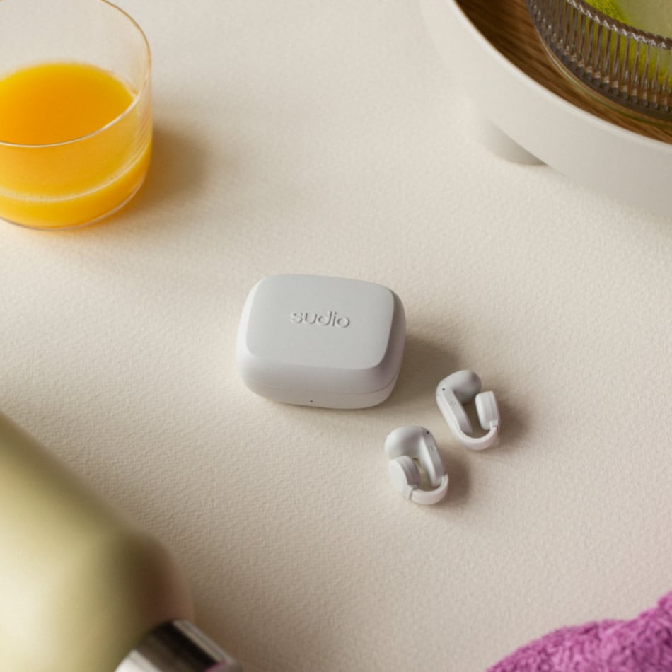 Sudio B3 Open-Ear True Wireless Earbuds – White