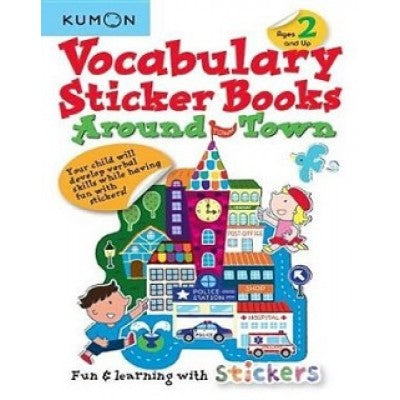 Kumon: Around Town Vocabulary Sticker Books