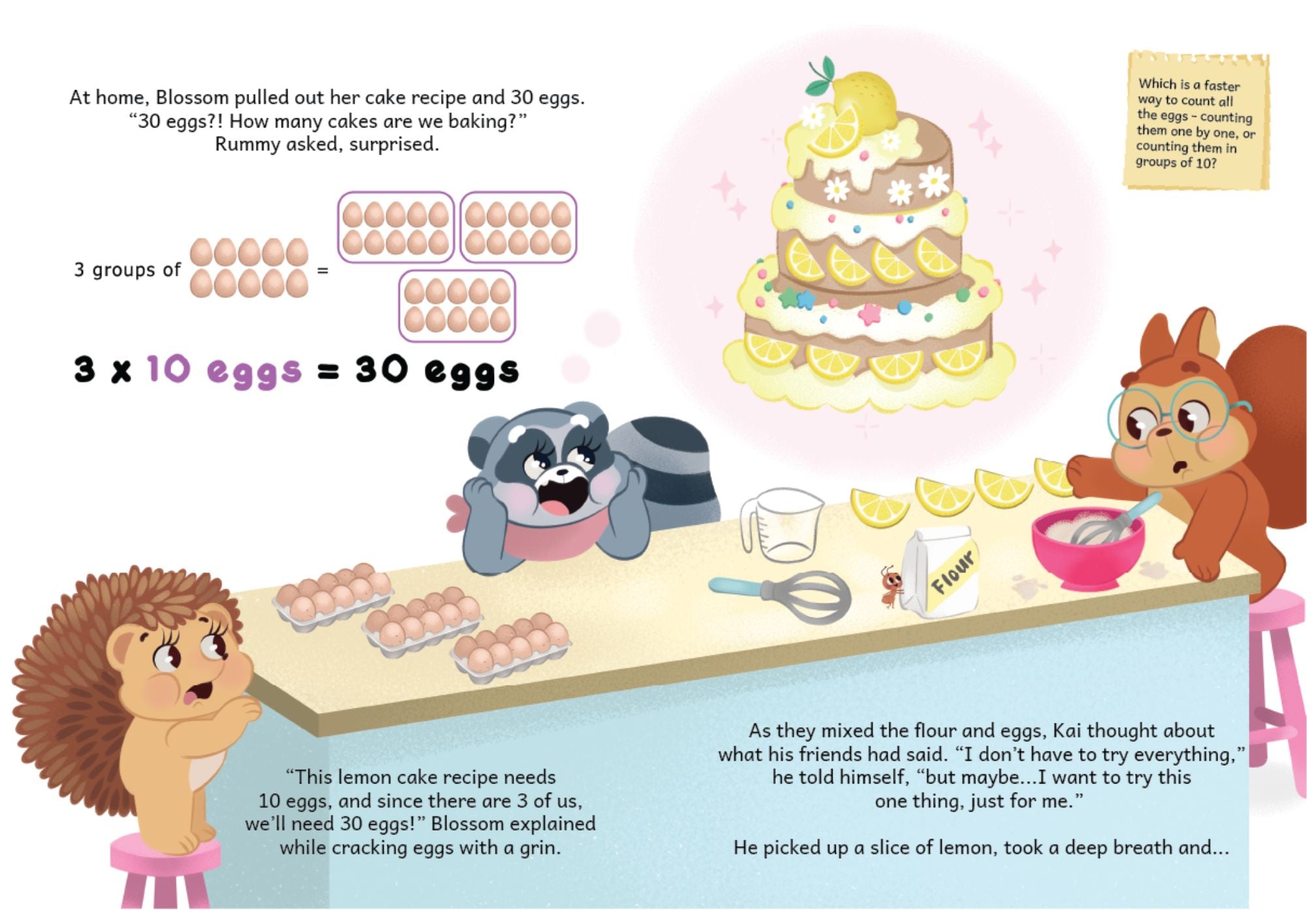 Maths Storybook: One Brave Bite - Multiplication (5-7yo)