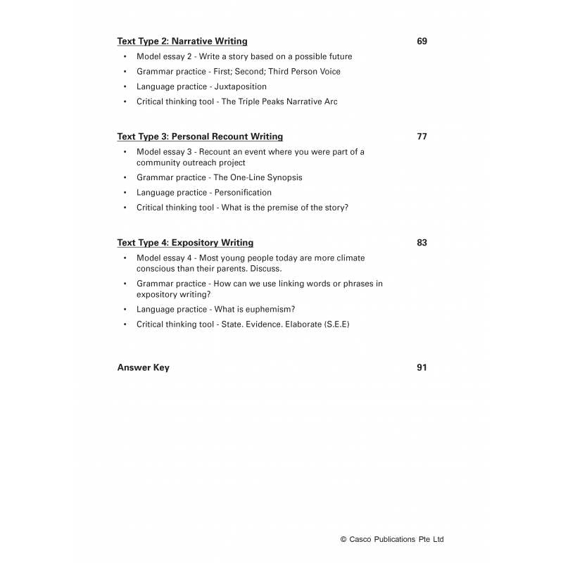 Ace your Lower Secondary English Essay Writing - Write it Well