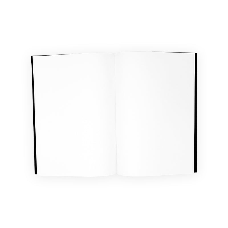 FALCON A4 SIMPLY BLACK BOOK BLANK