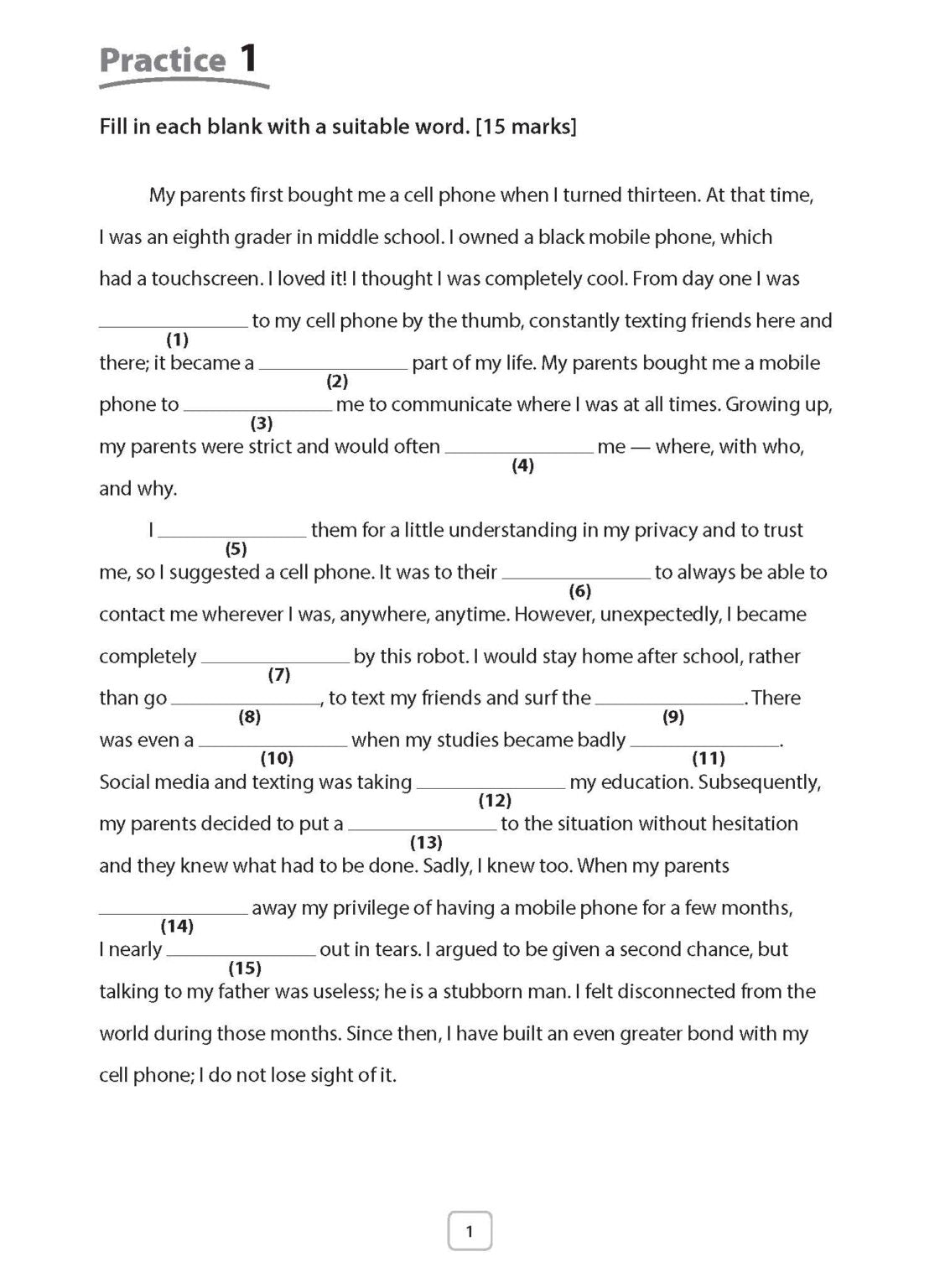 PSLE English Mastery: Conquer Comprehension Cloze with AL1 Scores