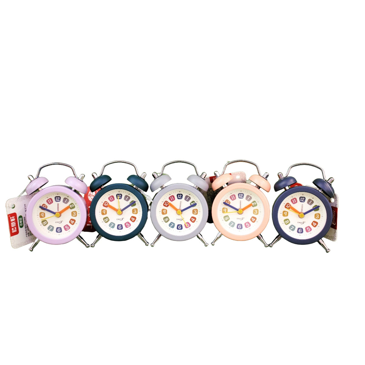 Colorful Round Alarm Clock 1.5"