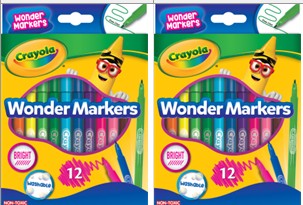 Crayola Wonder Marker 580084 (12's X 2)