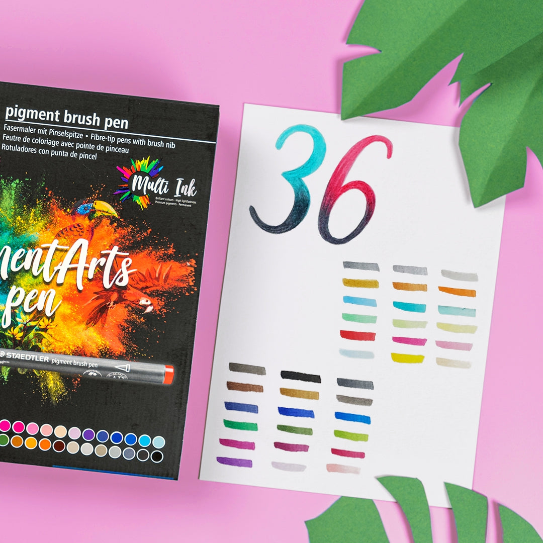 Staedtler Pigment Brush Pen 36's 371 C36