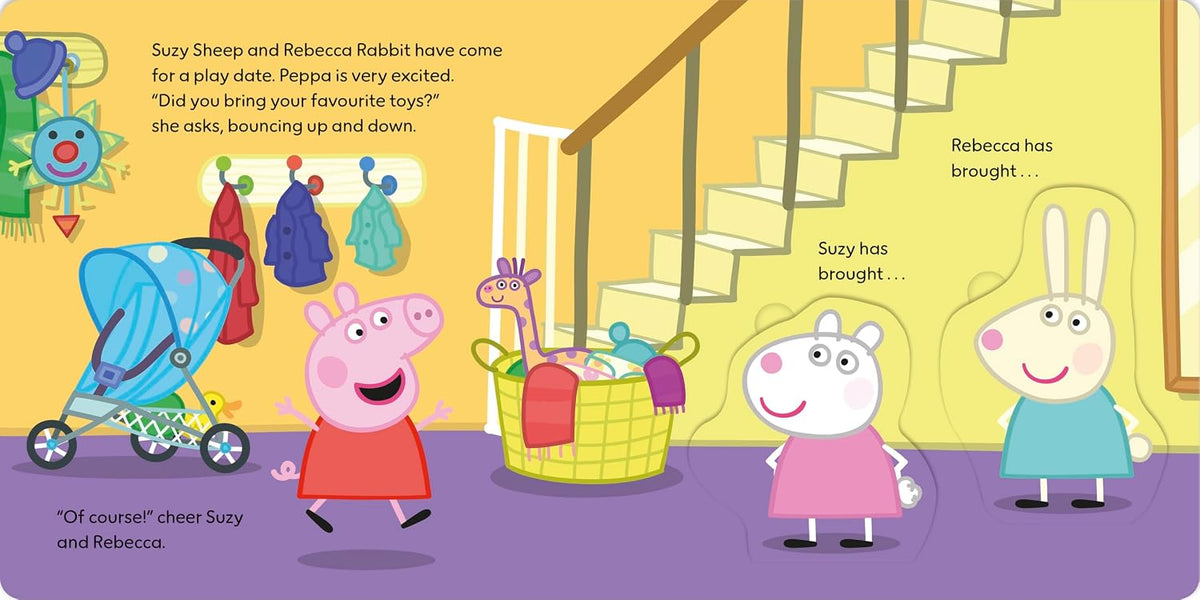 Peppa Pig: Peppa’s Toy Show: A Lift-the-Flap Book (Board Book)