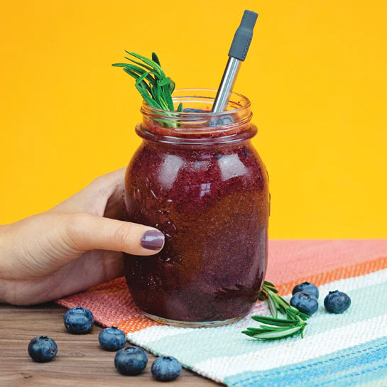 Zoku Two Tone Pocket Straw - Grey