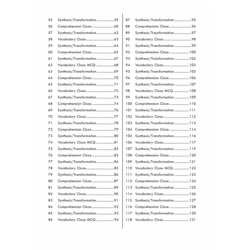 How to Score Synthesis/Transformation Comprehension Cloze Vocabulary Cloze 1