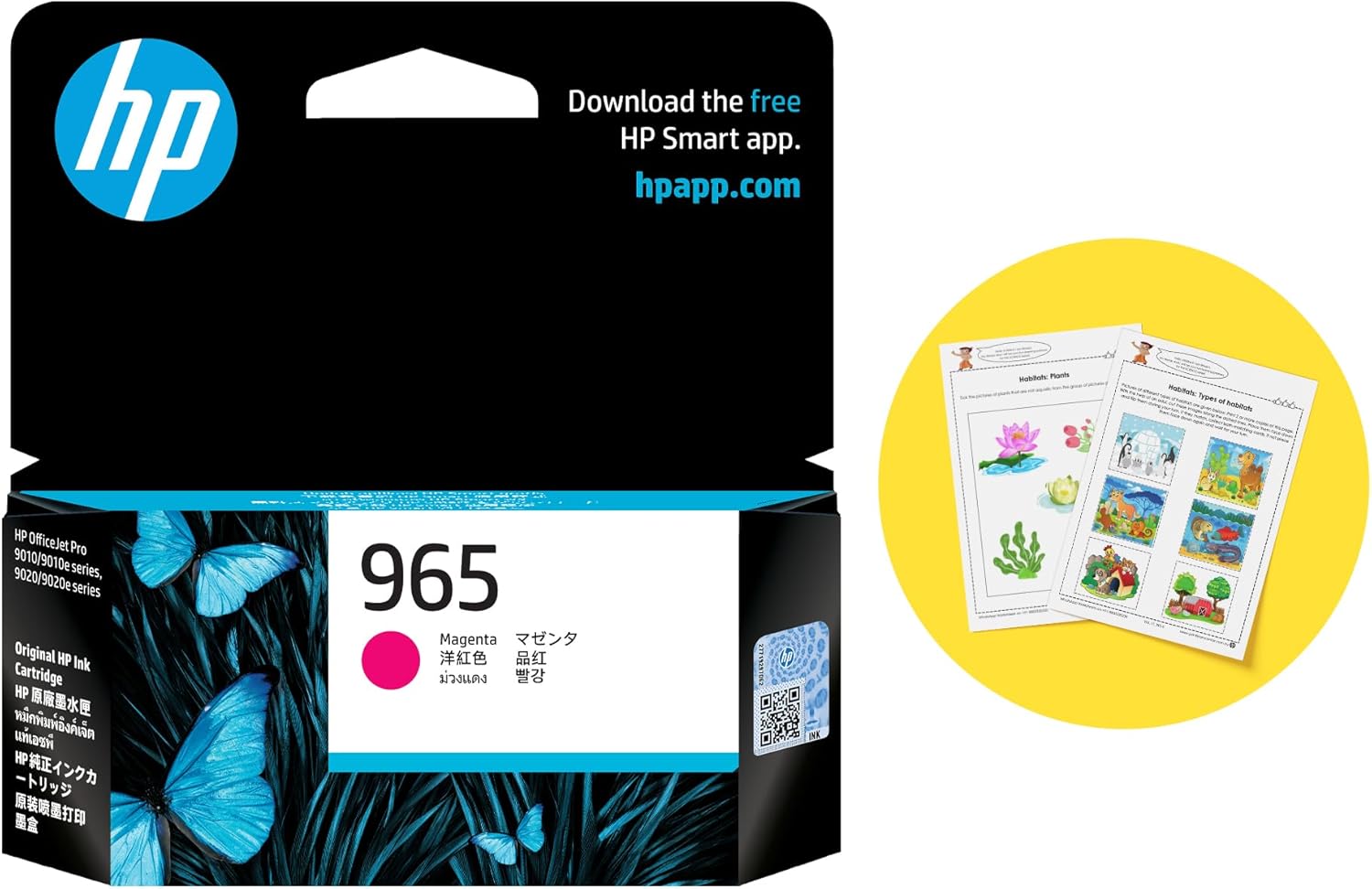 HP 965 Magenta Original Ink Cartridge  
