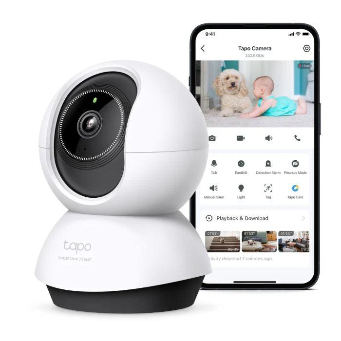 TP-Link Tapo TC74 Pan/Tilt Home Security Wi-Fi Camera