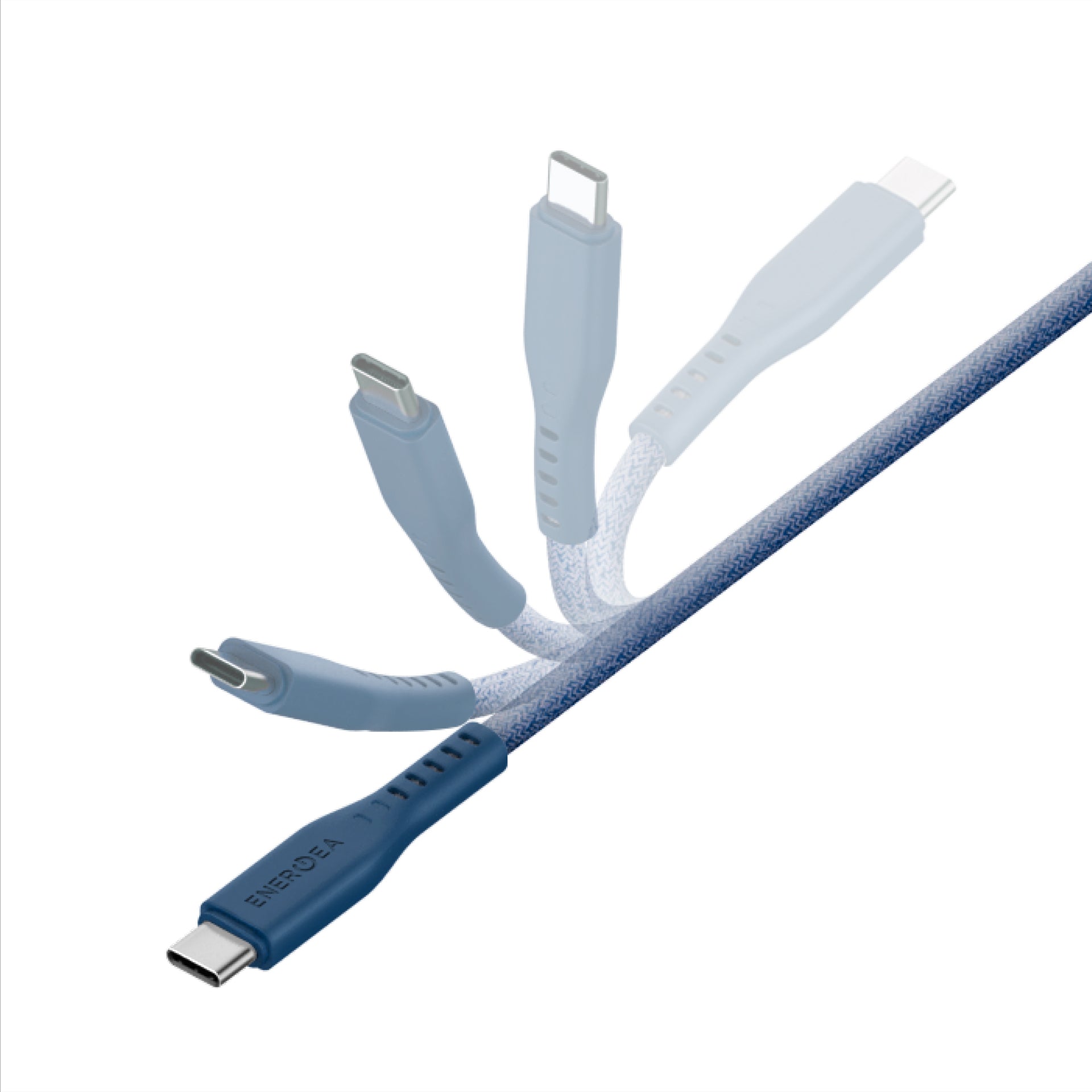 Energea Flow USB C-L 1.5M With MCT Cable - Blue
