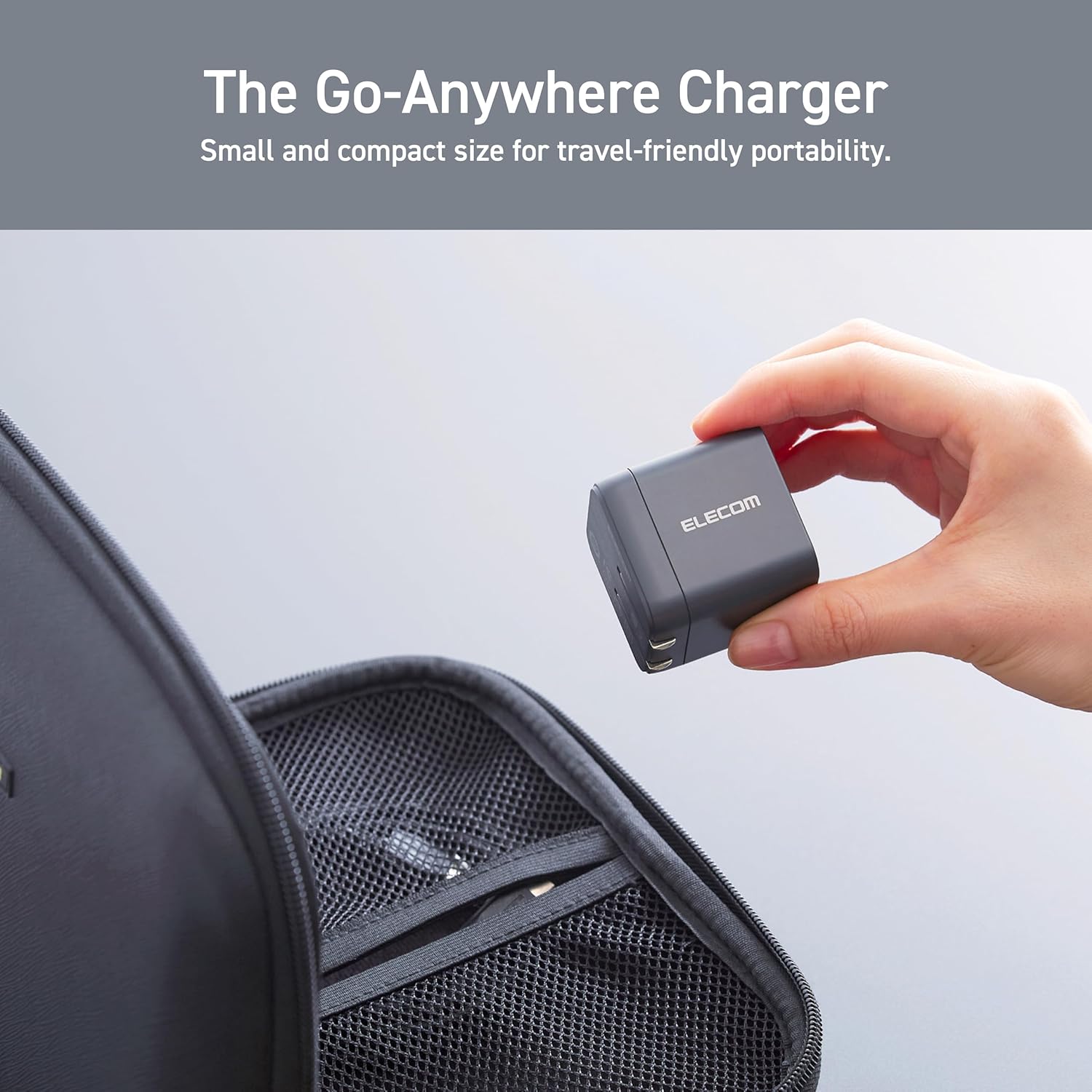 Elecom 65W USB-C GaN Wall Charger (2C1A)