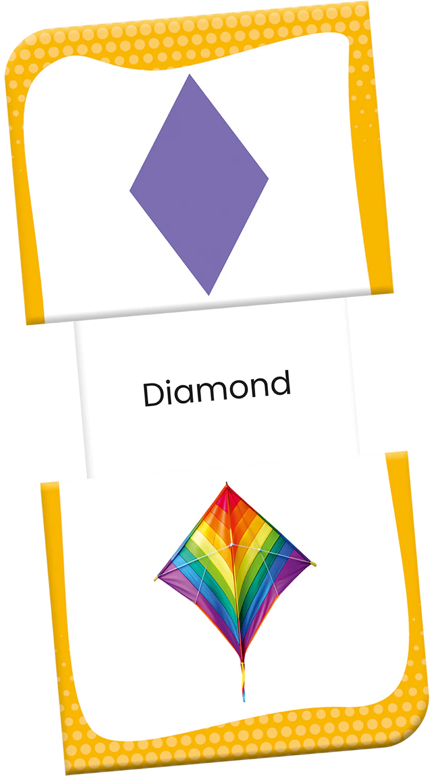 Slide & Learn Flashcards: Colours & Shapes