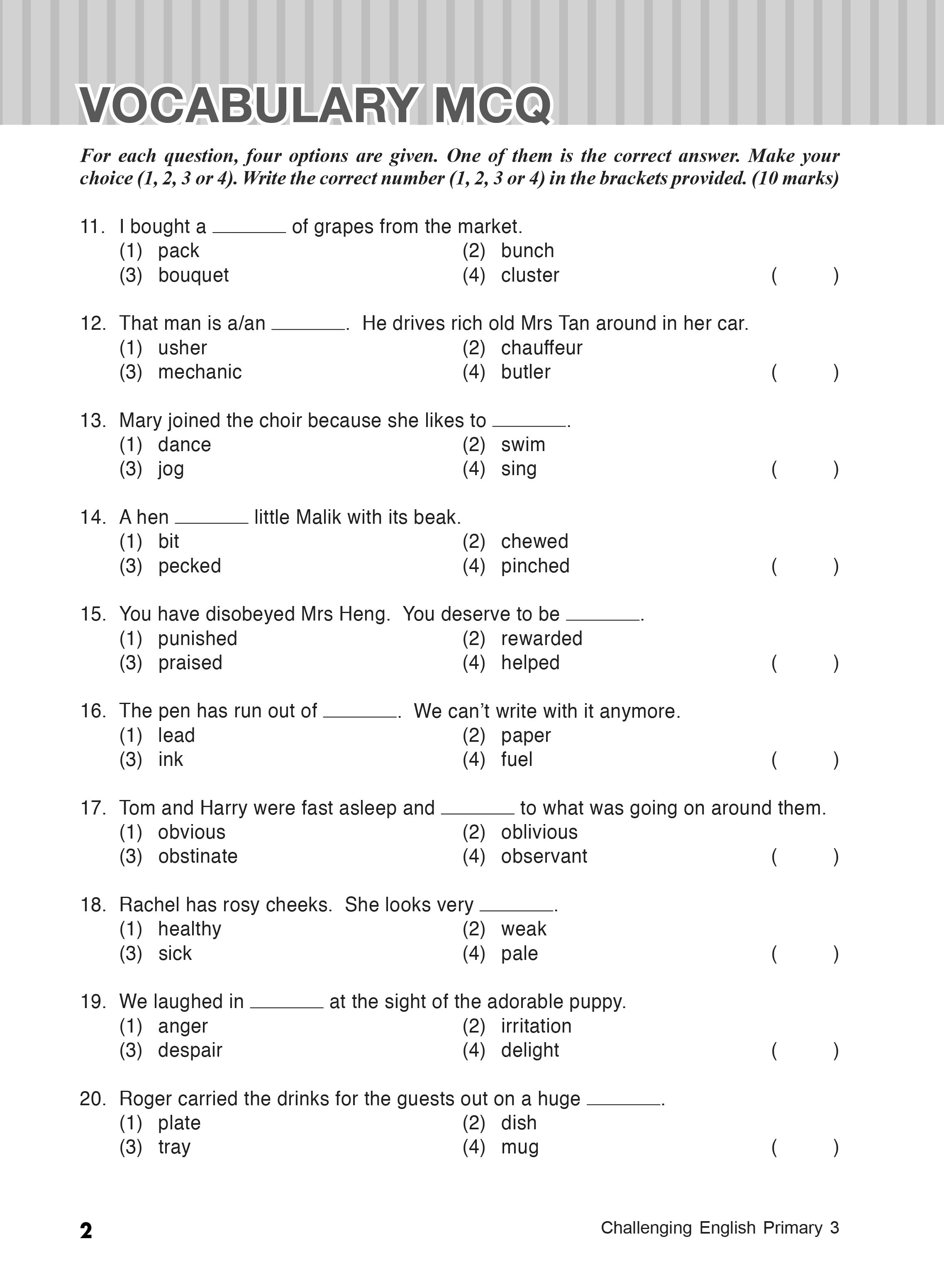 Challenging English Primary 3 - 2nd Edition
