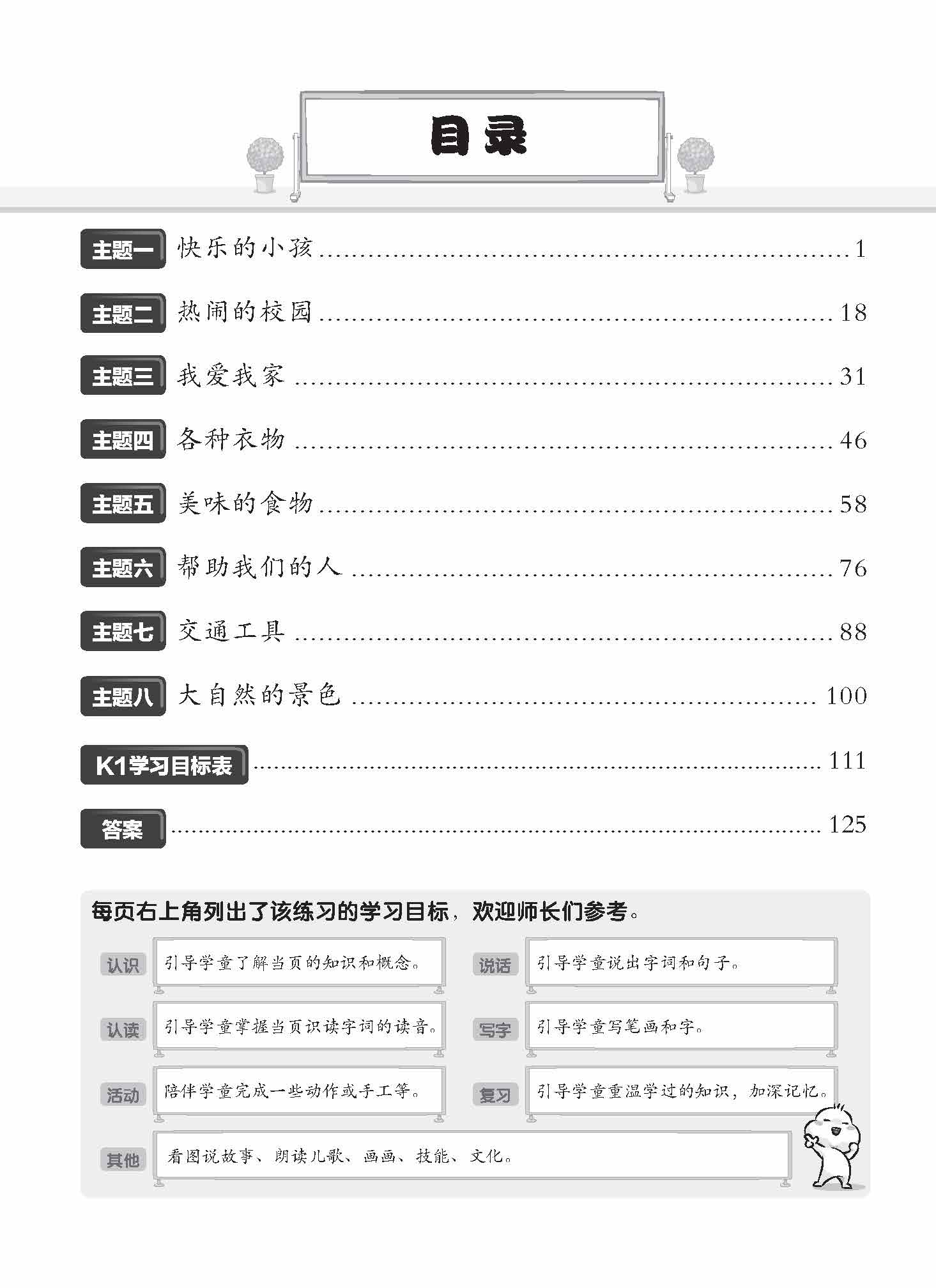 K1 Happy Chinese Lesson K1华文快乐小学堂