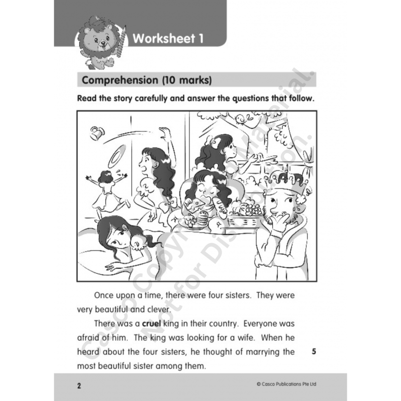 English Comprehension Worksheets Primary 2