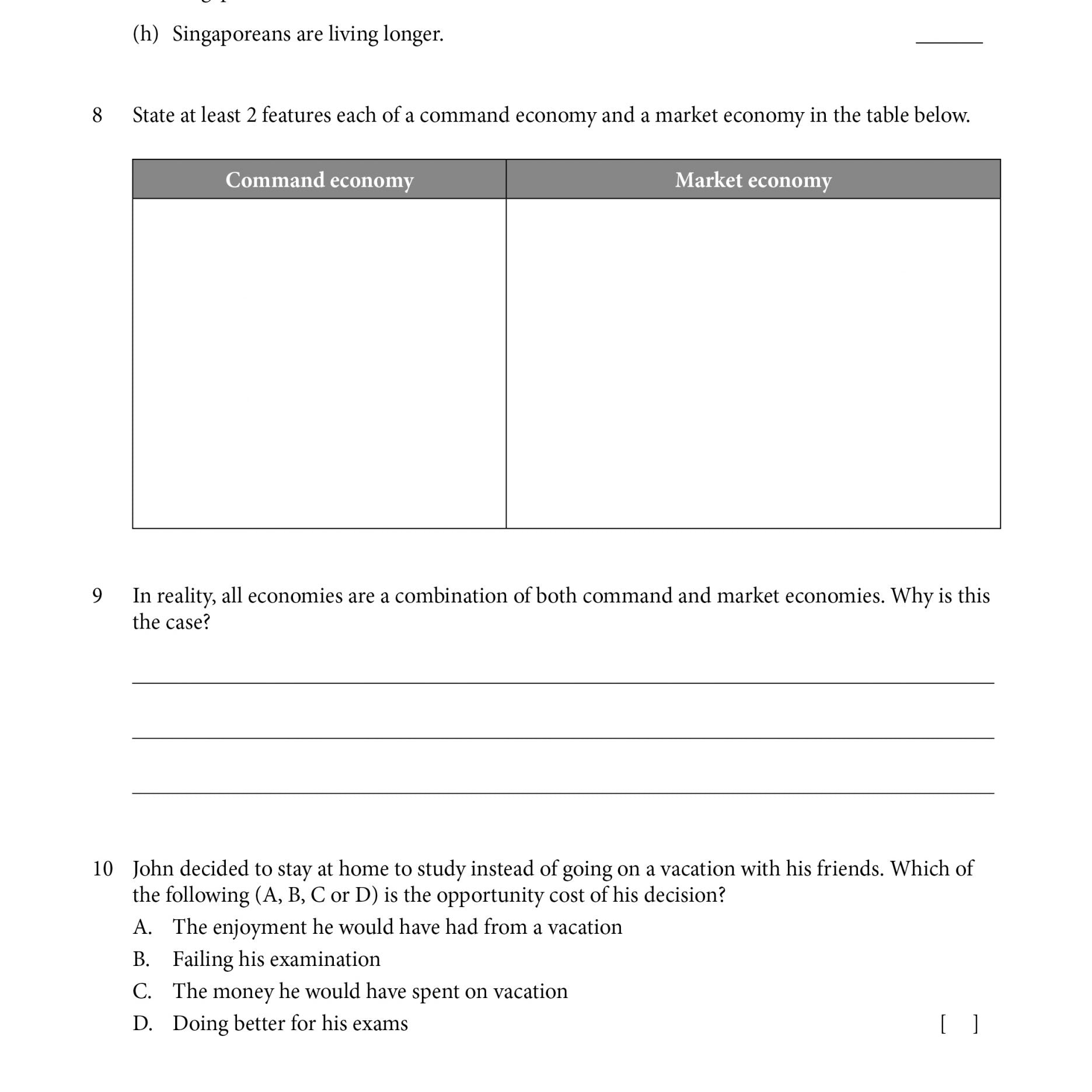 AL Economics Tutorial Workbook