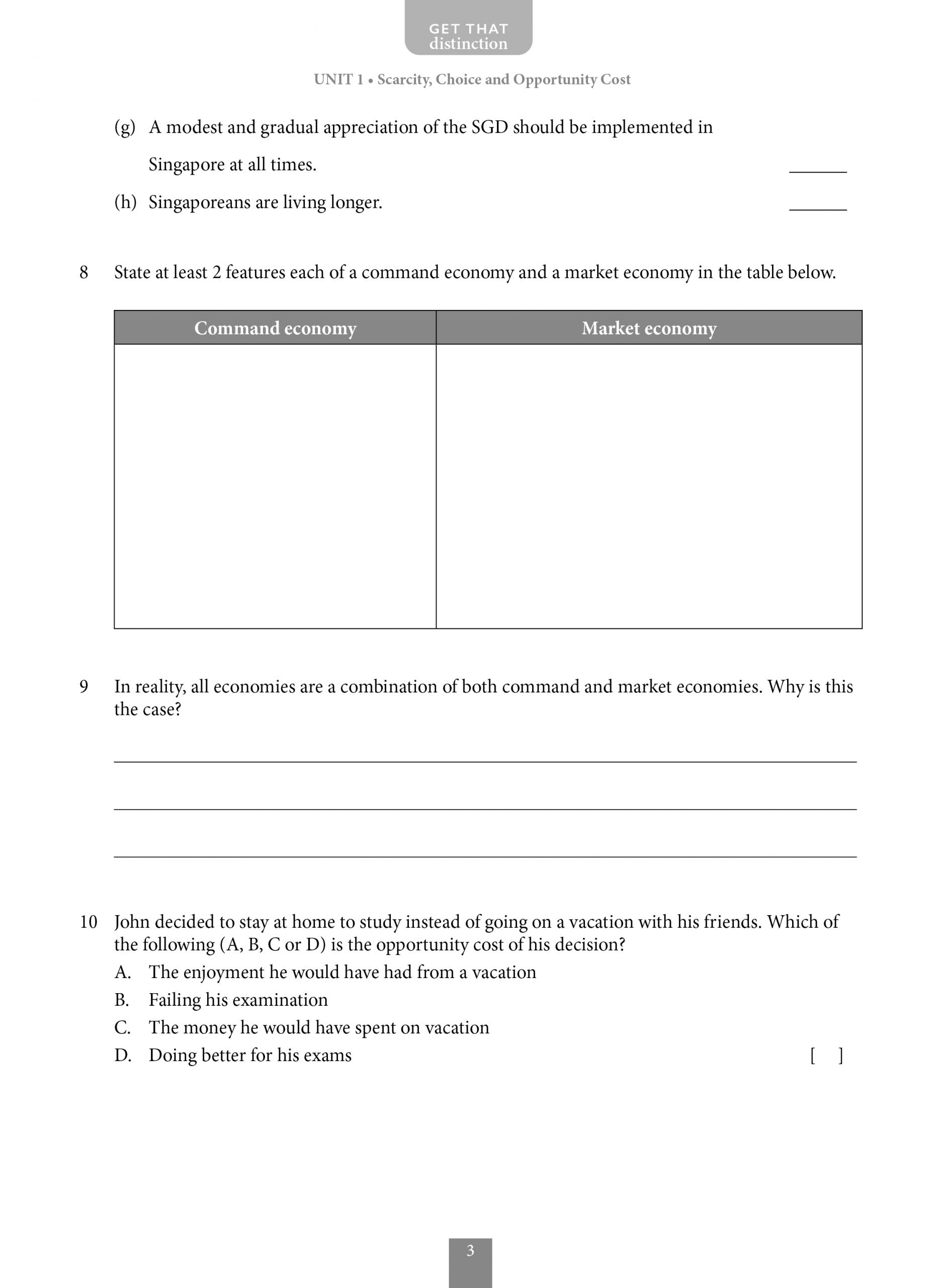 AL Economics Tutorial Workbook