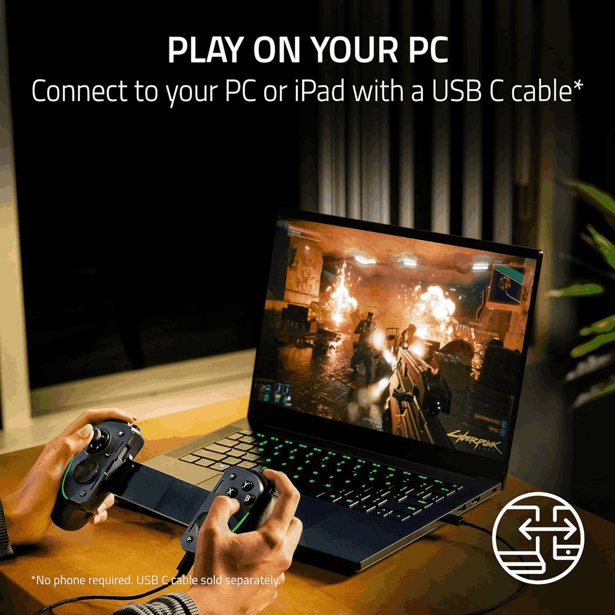 Razer Kishi Ultra USB C Android, iPhone & iPad Mini Gaming Controller