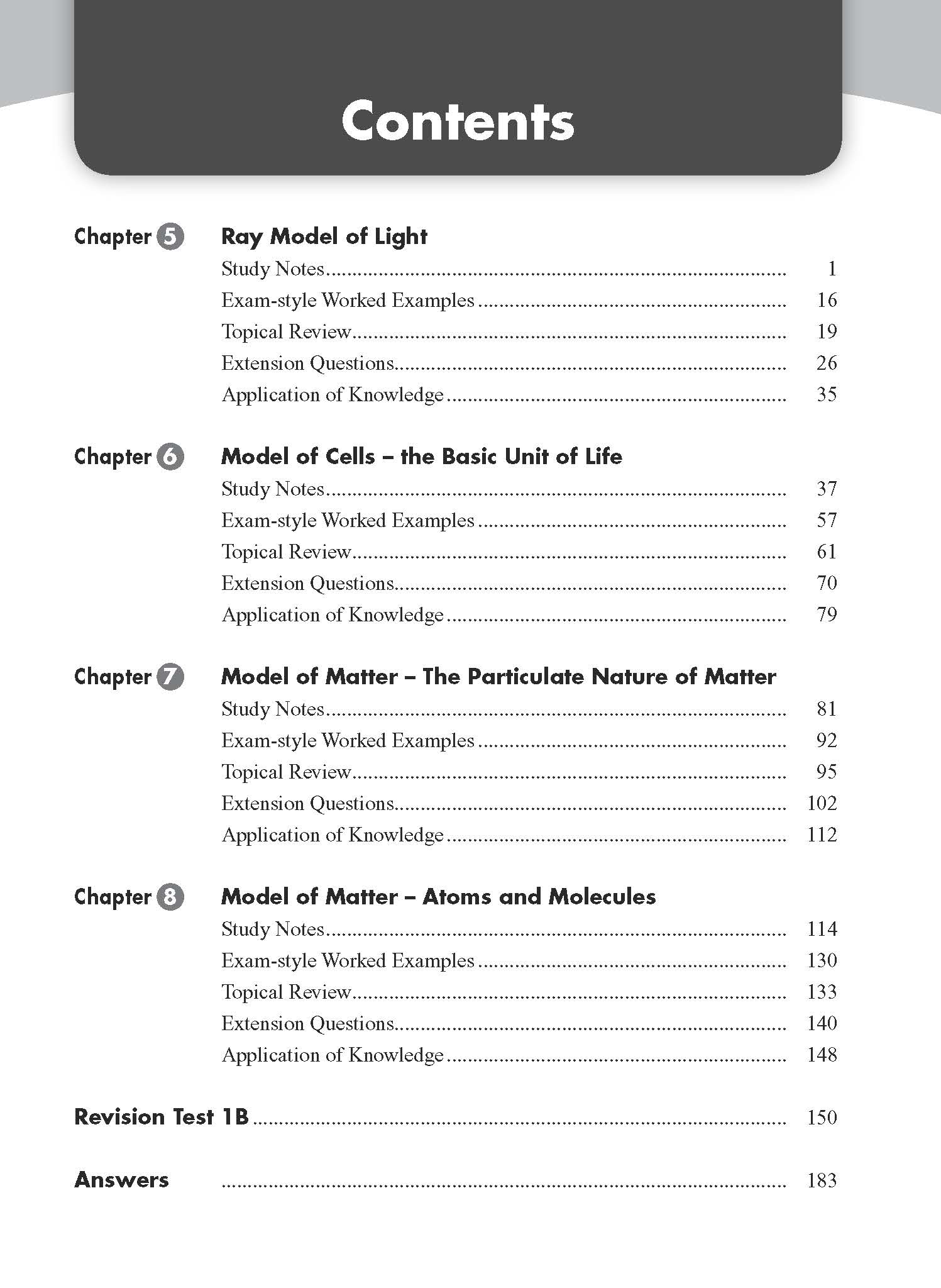 Secondary 1b Express/ g3 Science Fast Forward Qr
