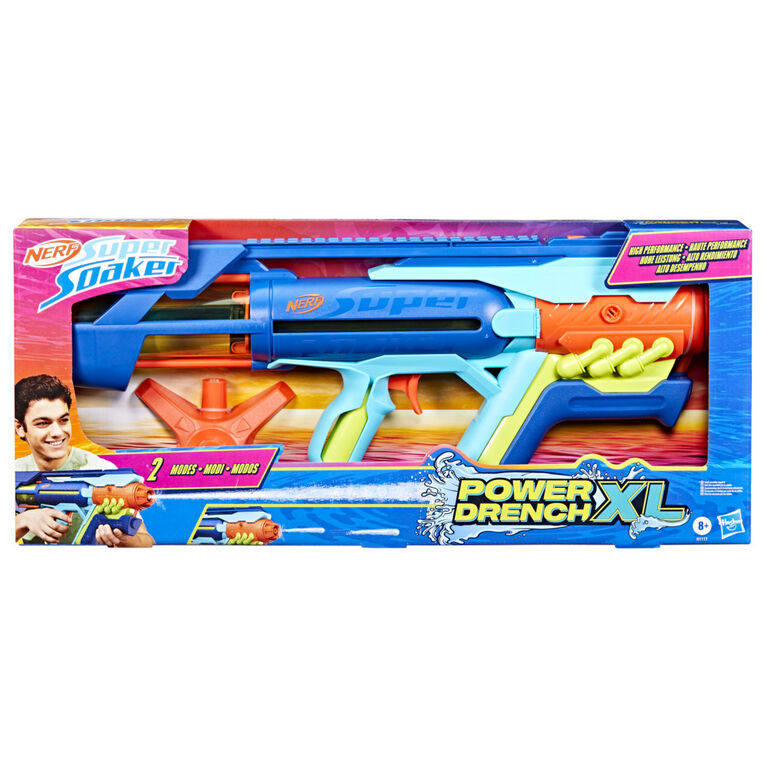 HASBRO NERF SUPER SOAKER POWER DRENCH XL WATER BLASTER