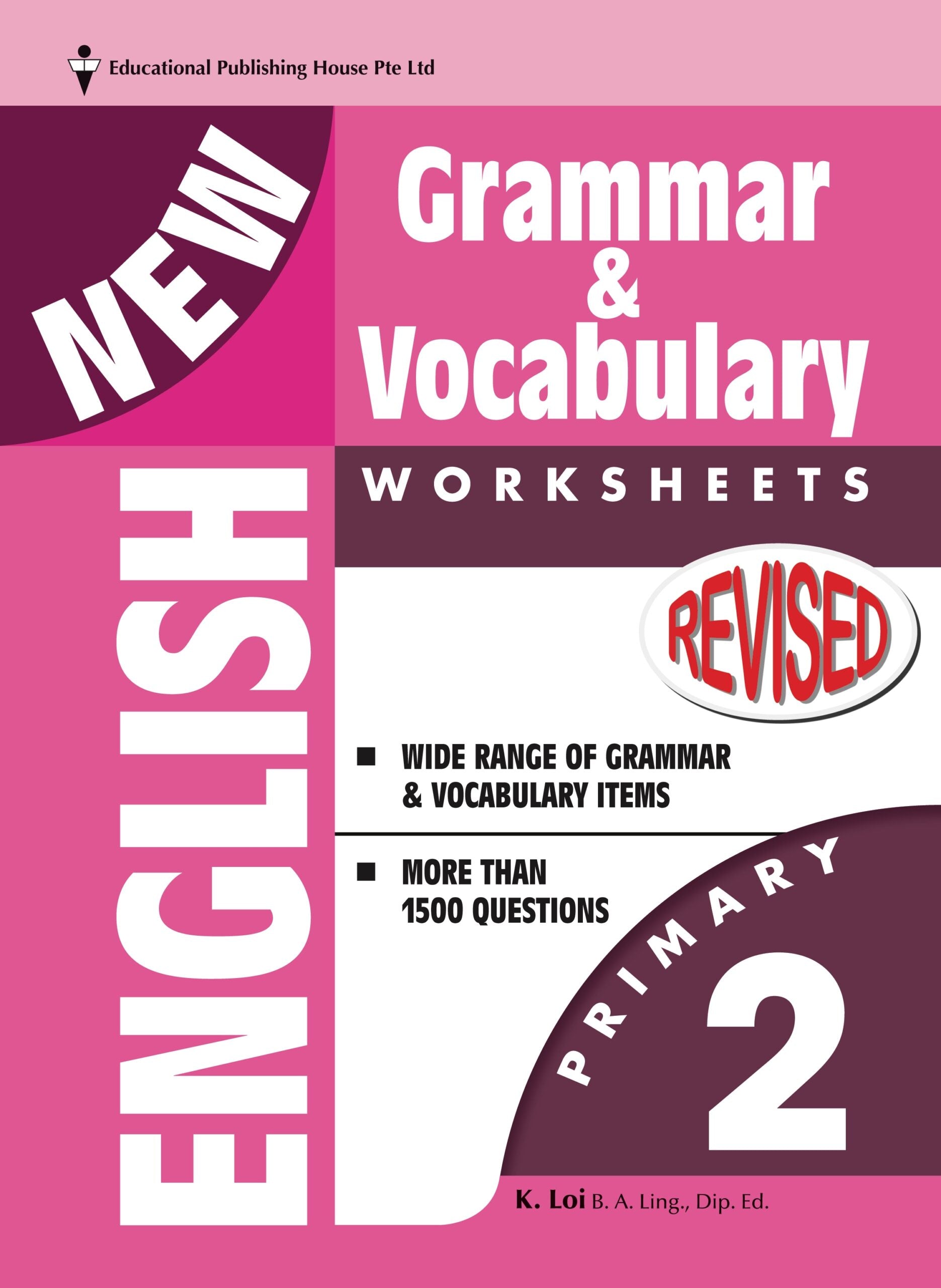 Primary 2 New English Grammar & Vocabulary Worksheet