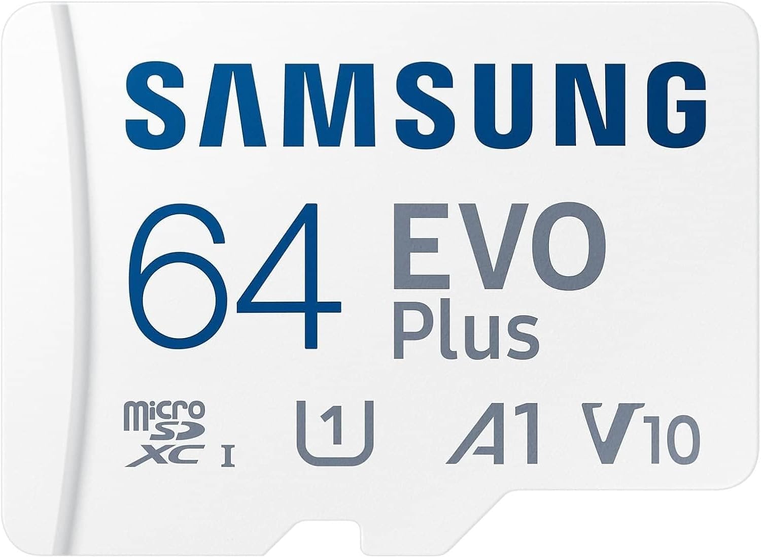 Samsung MB-MC64KA/APC EVO Plus MicroSD with Adapter 2021, 64GB