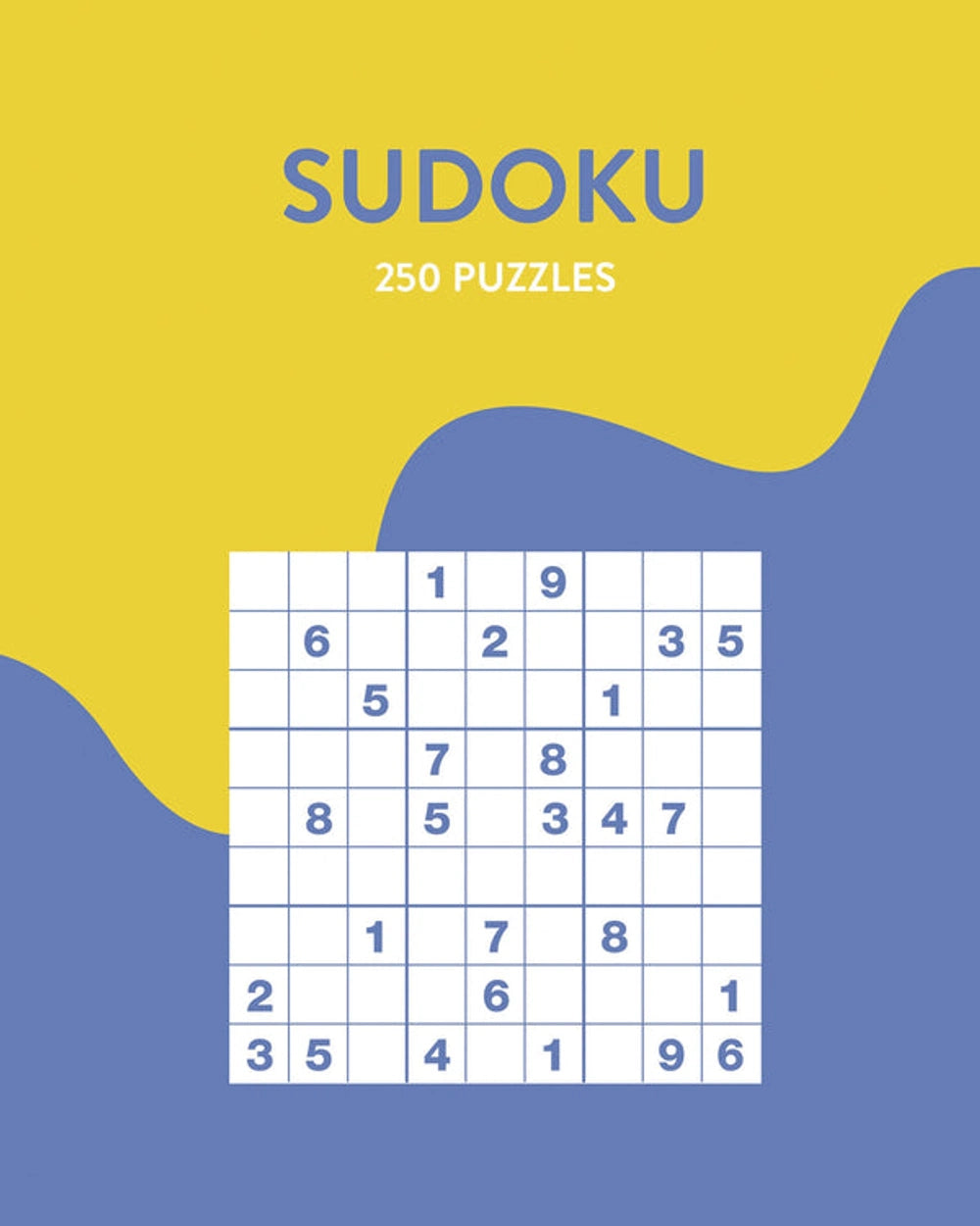 250 Puzzles - Sudoku - Yellow & Blue