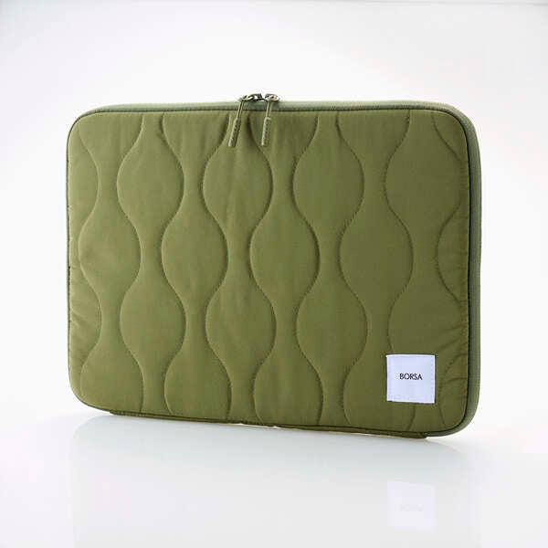 ELECOM PC Inner Bag Quilted Inner Case Onion Stitch 14-inch Khaki