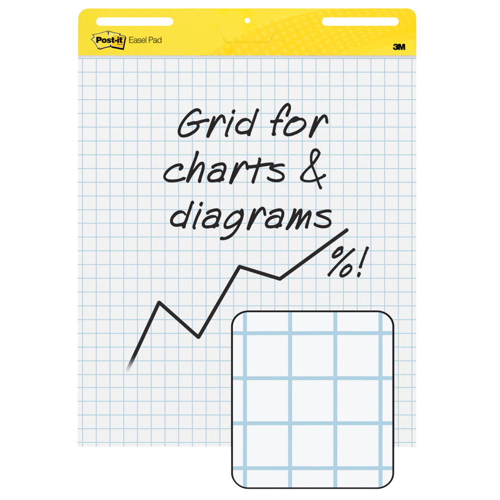 Post-it® 560SS Easel Pad Grid Version White, 25x30"
