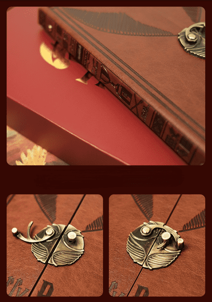 Harry Potter A5 PU Notebook With Metal Button