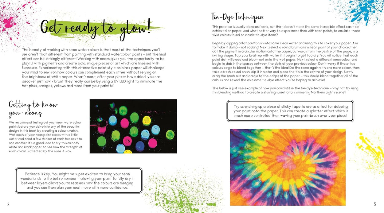 Magical Creatures (All-In-One Beginner's Guide to Neon Watercolours)