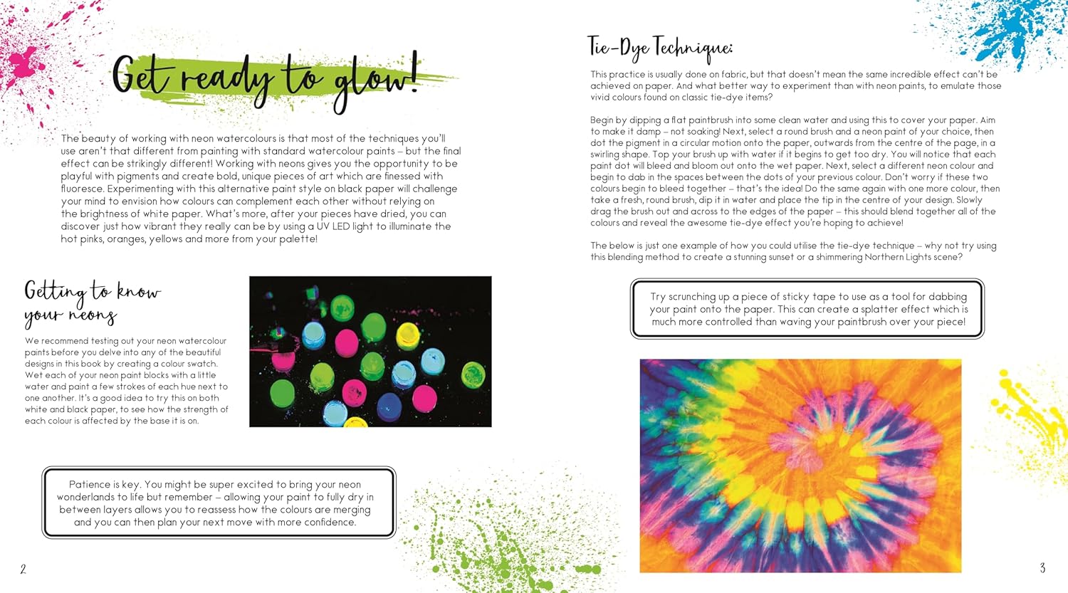 Magical Creatures (All-In-One Beginner's Guide to Neon Watercolours)