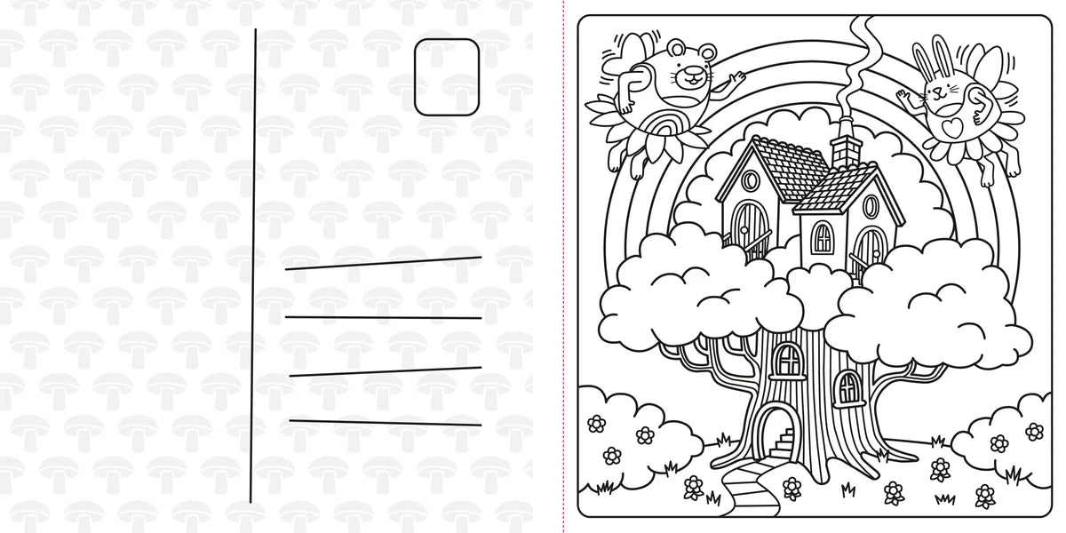 Super Cuties A Cosy Fairyland Colouring Book (Paperback)